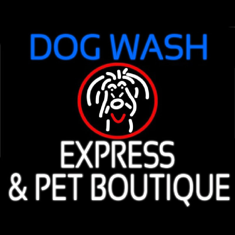 Dog Wash Neontábla