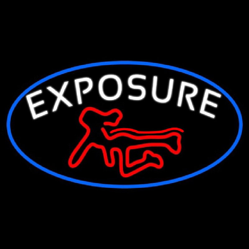 E posure Full Girl Logo Neontábla