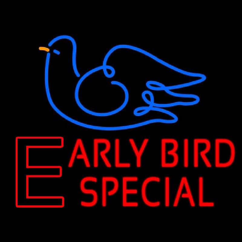 Early Bird Special Neontábla