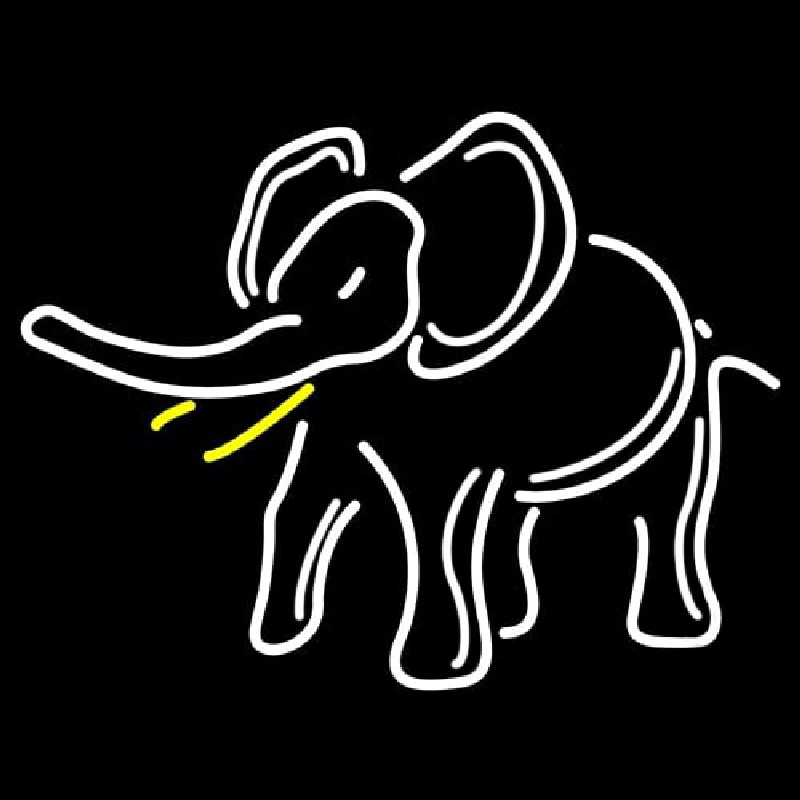 Elephant Logo Neontábla