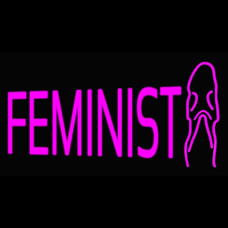 Feminist Girl Neontábla