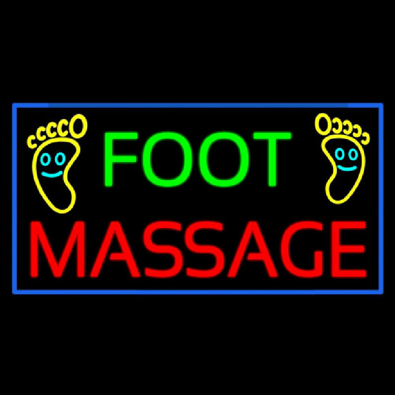 Foot Massage Neontábla