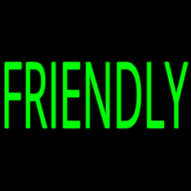 Friendly Neontábla