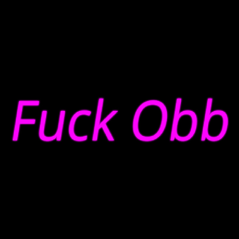 Fuck Obb Neontábla