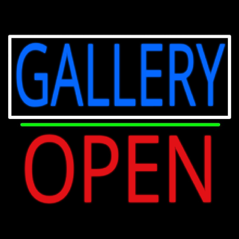 Gallery With Border Open 1 Neontábla