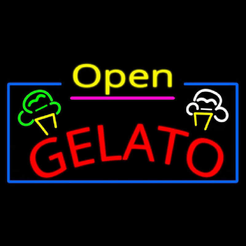 Gelato Neontábla