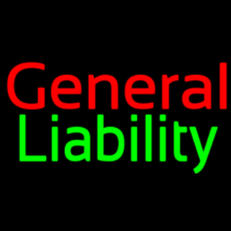 General Liability Neontábla