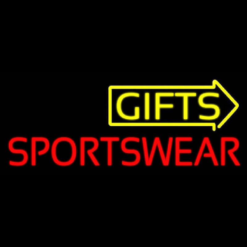 Gifts Sportswear Neontábla