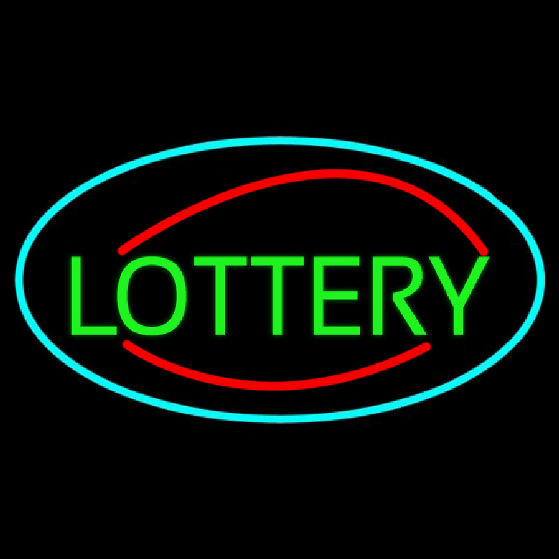 Green Lottery Neontábla