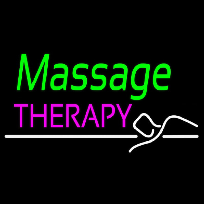 Green Massage Therapy Neontábla