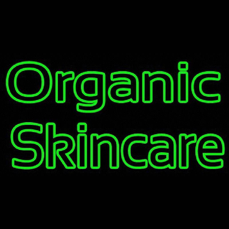 Green Organic Skincare Neontábla