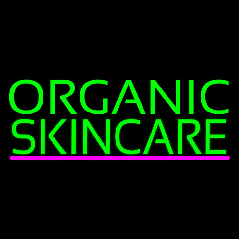 Green Organic Skincare Neontábla