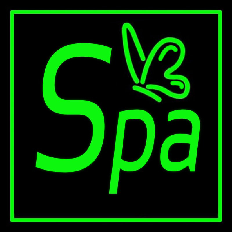 Green Spa Neontábla