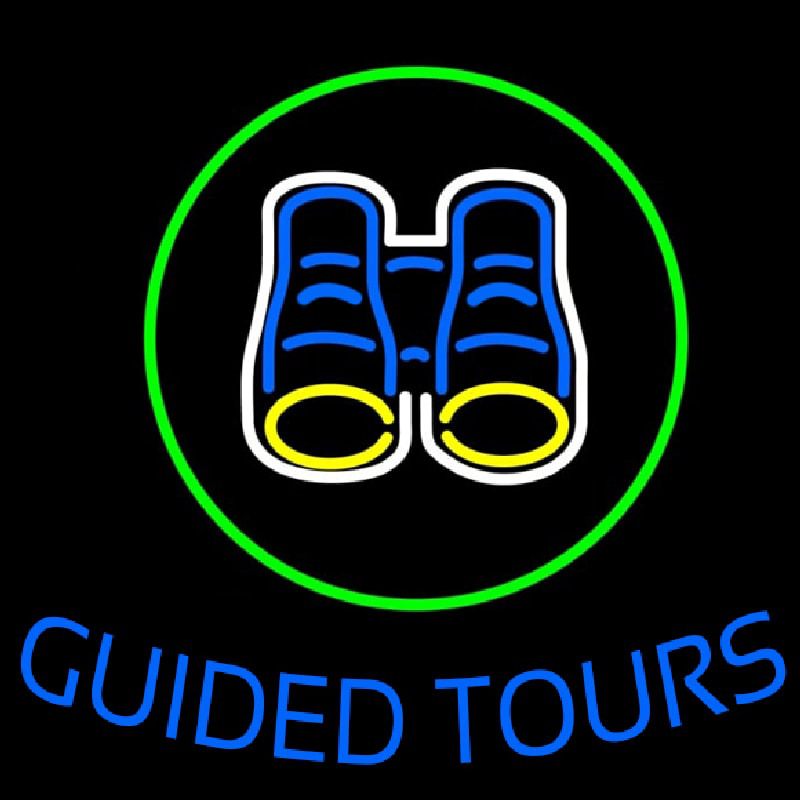 Guided Tours Neontábla