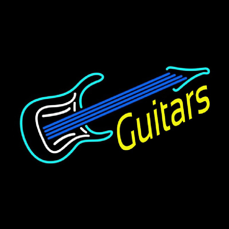 Guitar 2 Logo Neontábla