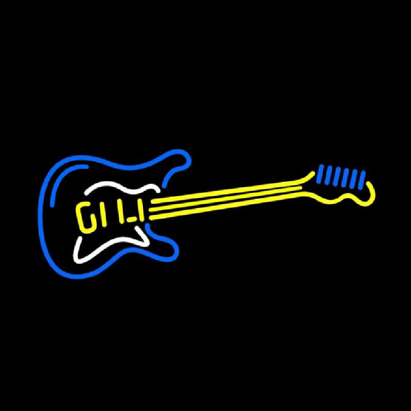 Guitar Logo 1 Neontábla