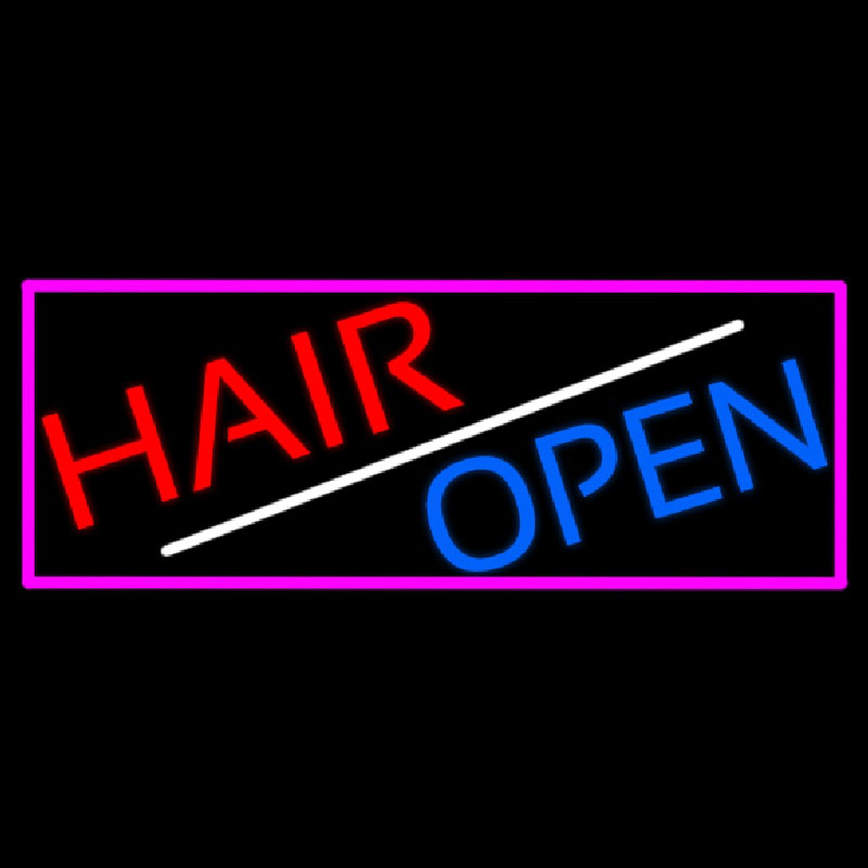 Hair Open Neontábla