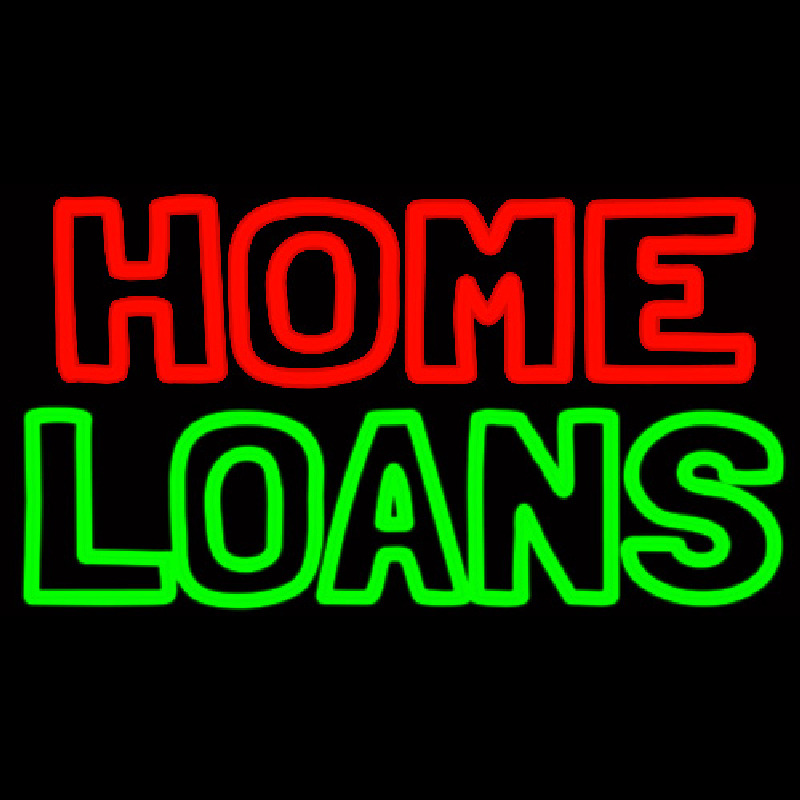 Home Loans Neontábla