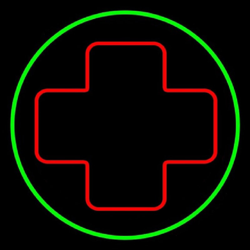 Hospital Plus Logo 2 Neontábla