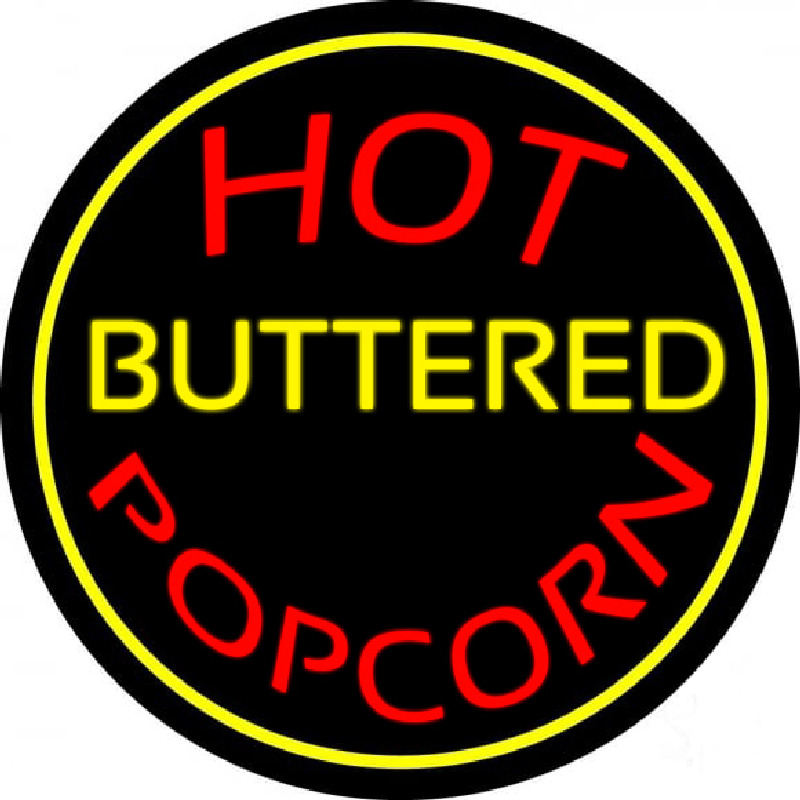 Hot Buttered Popcorn Neontábla