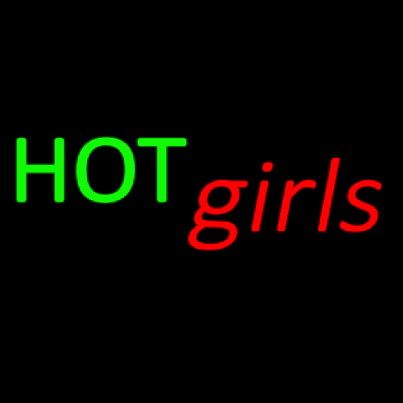 Hot Girls Neontábla