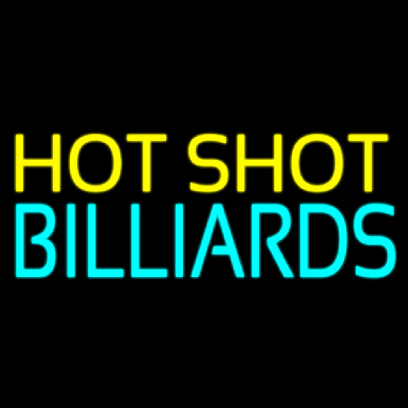 Hot Shot Billiards 3 Neontábla