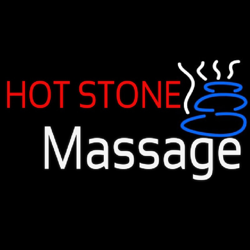 Hot Stone Massage Neontábla