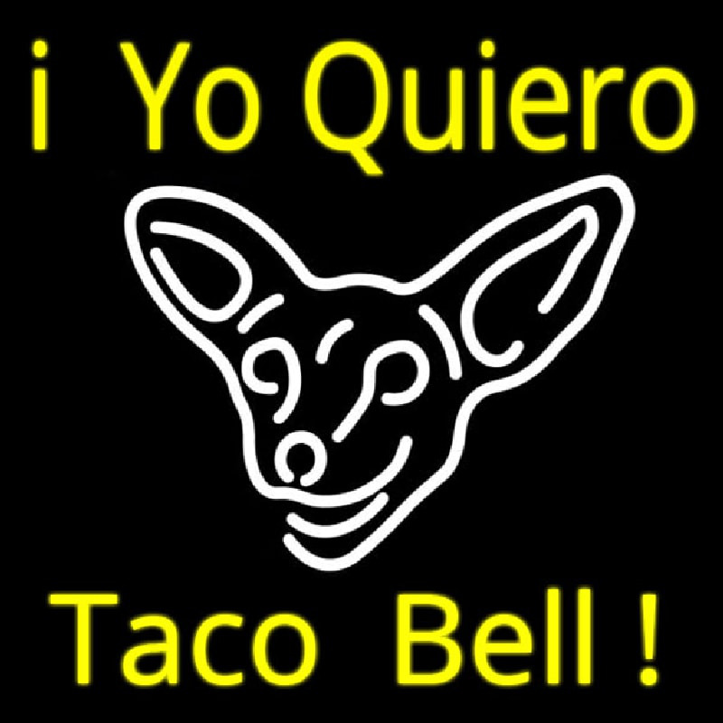 I Yo Quiero Taco Bell Neontábla