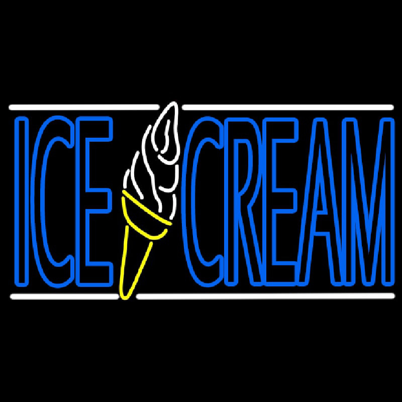 Ice Cream Cone In Between Neontábla