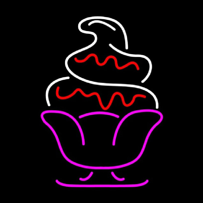 Ice Cream Logo Neontábla