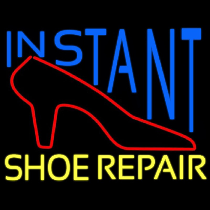 Instant Shoe Repair Neontábla