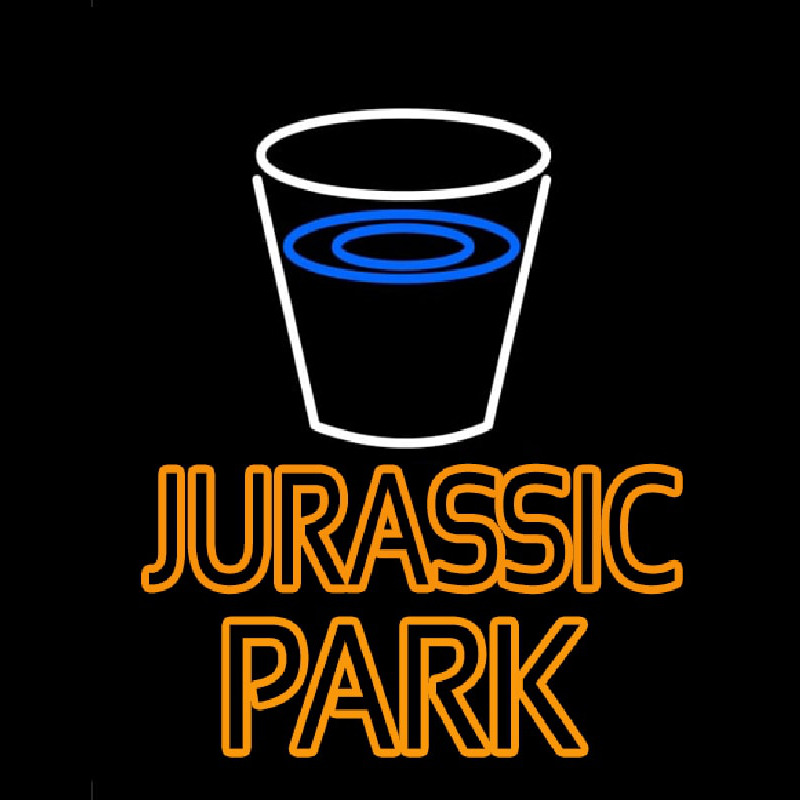 Jurassic Park Neontábla