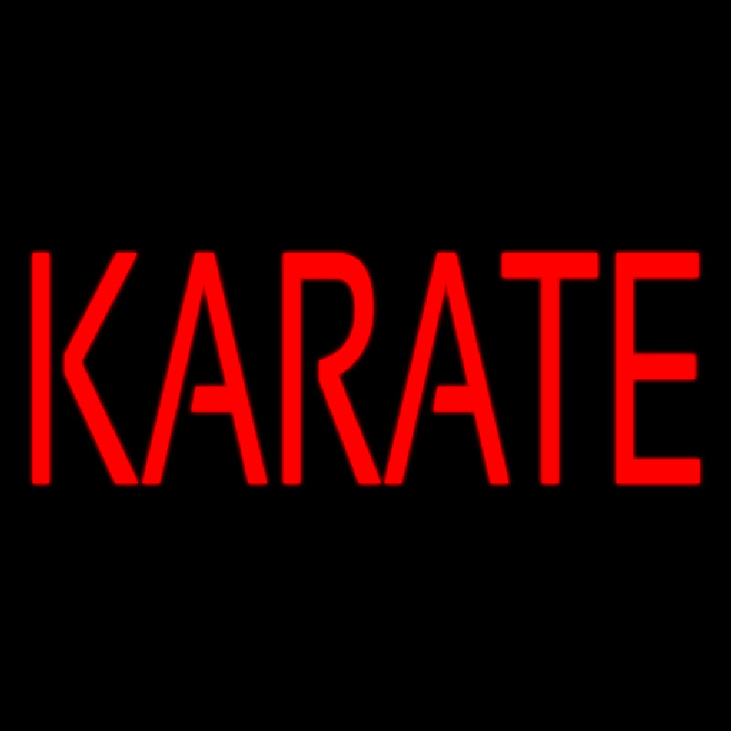 Karate Neontábla