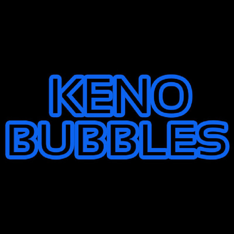 Keno Bubbles 2 Neontábla