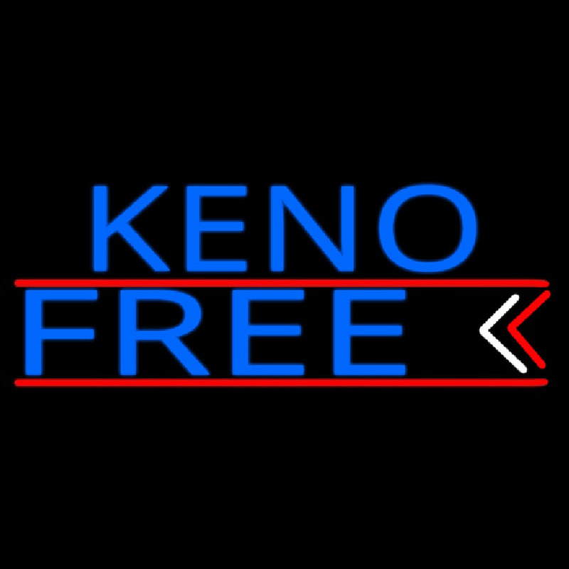 Keno Free 3 Neontábla