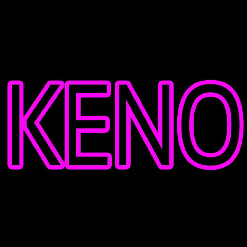 Keno With Outline Neontábla