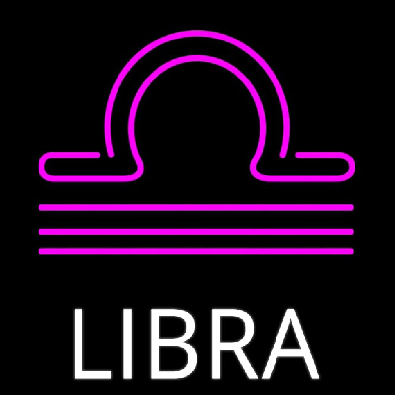 Libra Icon Neontábla