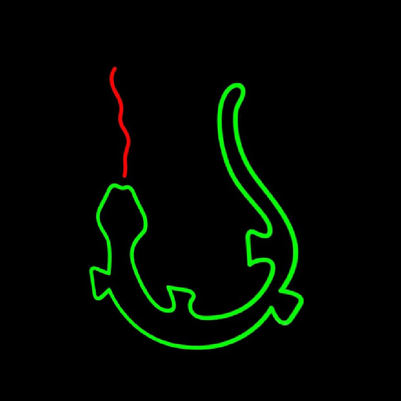 Lizard Dragon Logo Neontábla