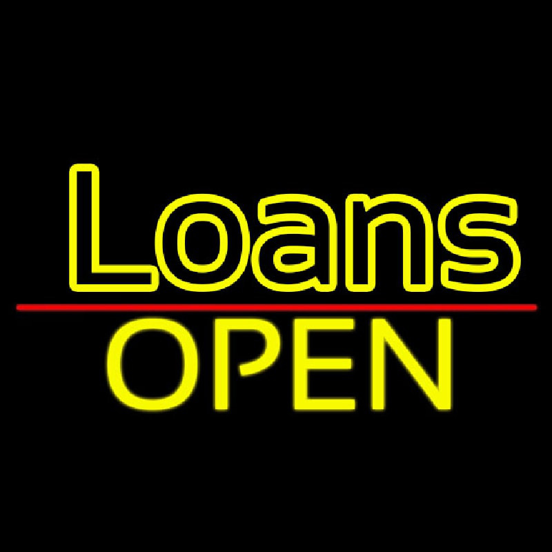 Loans Open Neontábla