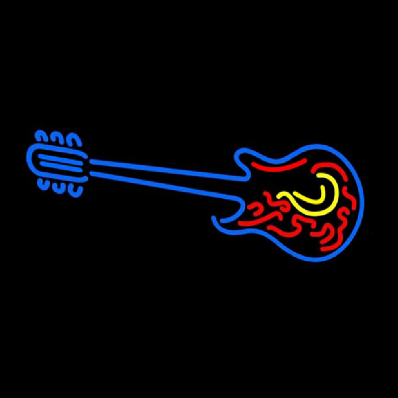 Logo Guitar 1 Neontábla