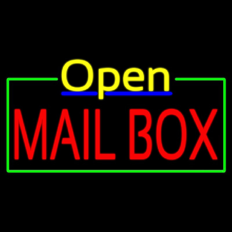 Mailbo  Open Neontábla