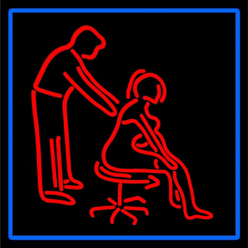 Male Female Massage Logo Neontábla