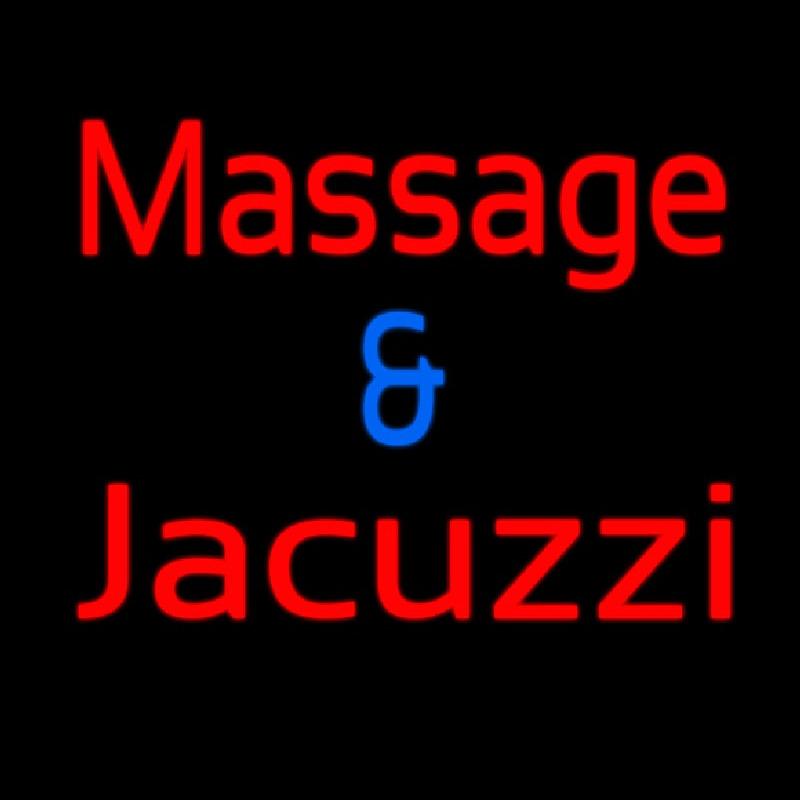 Massage And Jacuzzi Neo Sign Neontábla