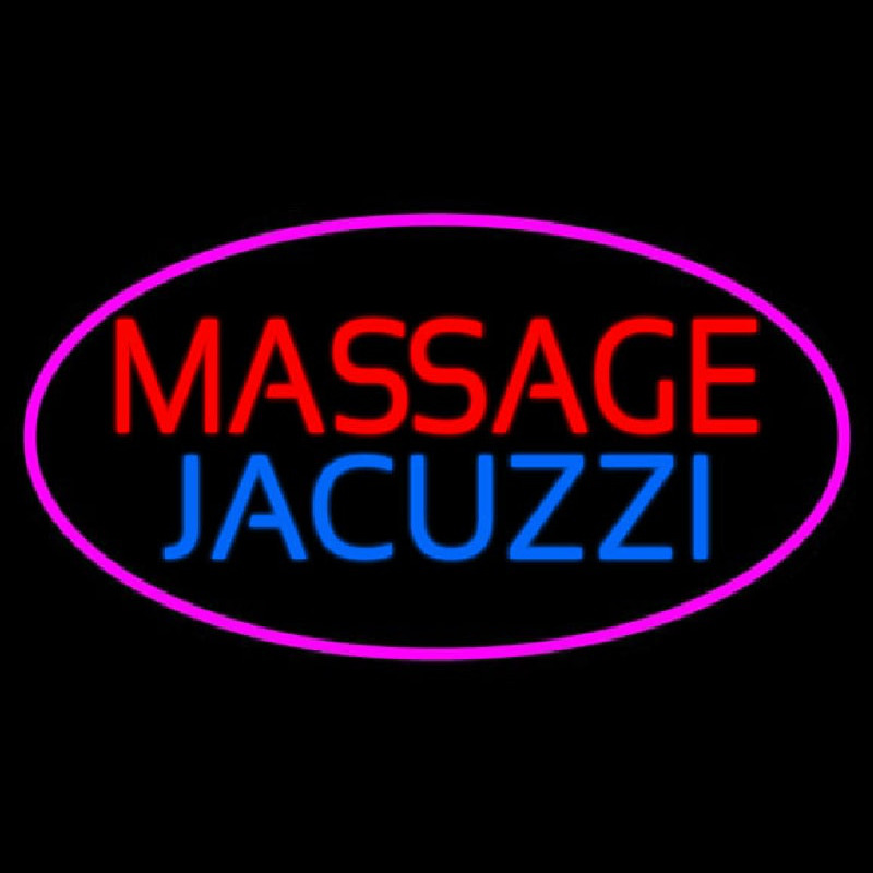 Massage And Jacuzzi Neontábla