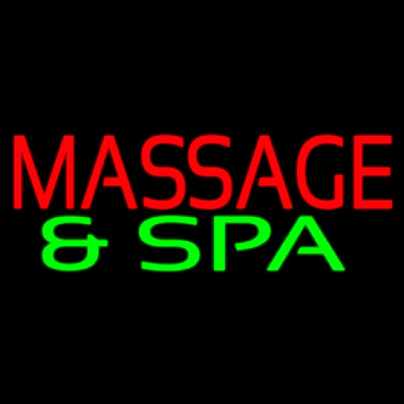 Massage And Spa Neontábla