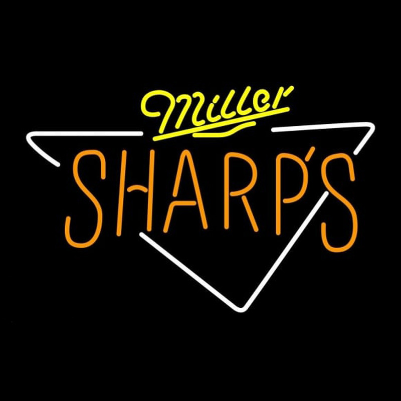 Miller Sharps Beer Sign Neontábla