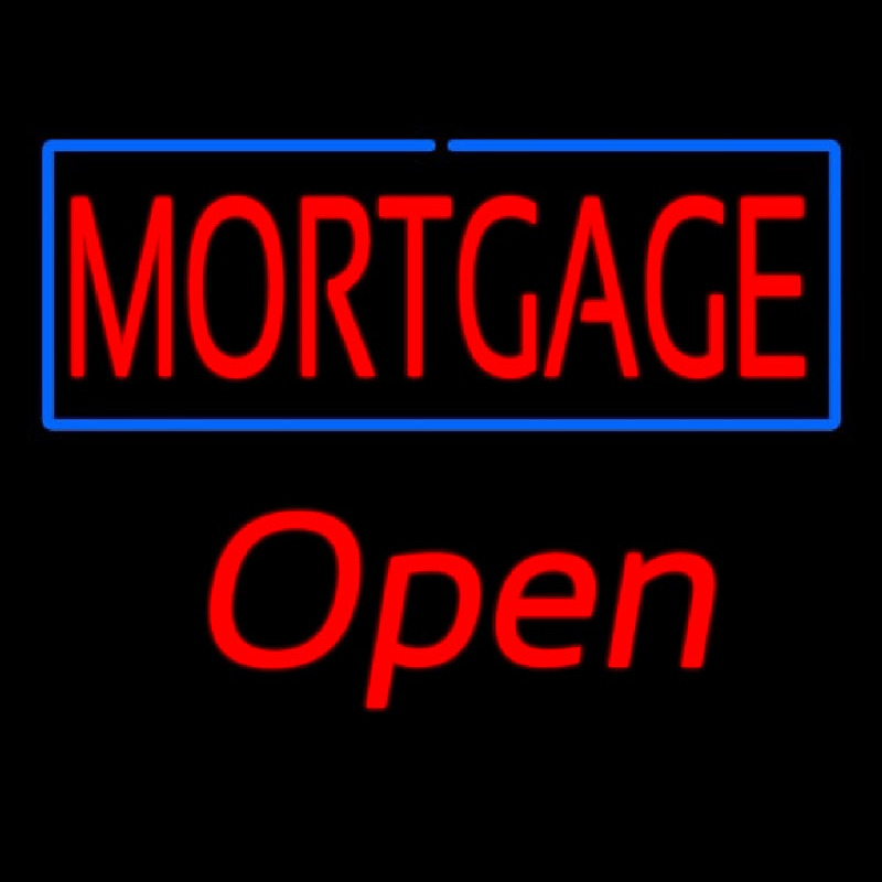 Mortgage Open Neontábla