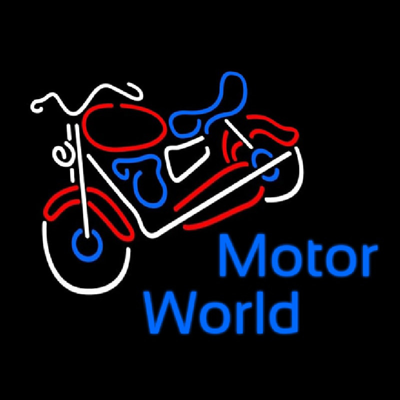 Motor World Neontábla