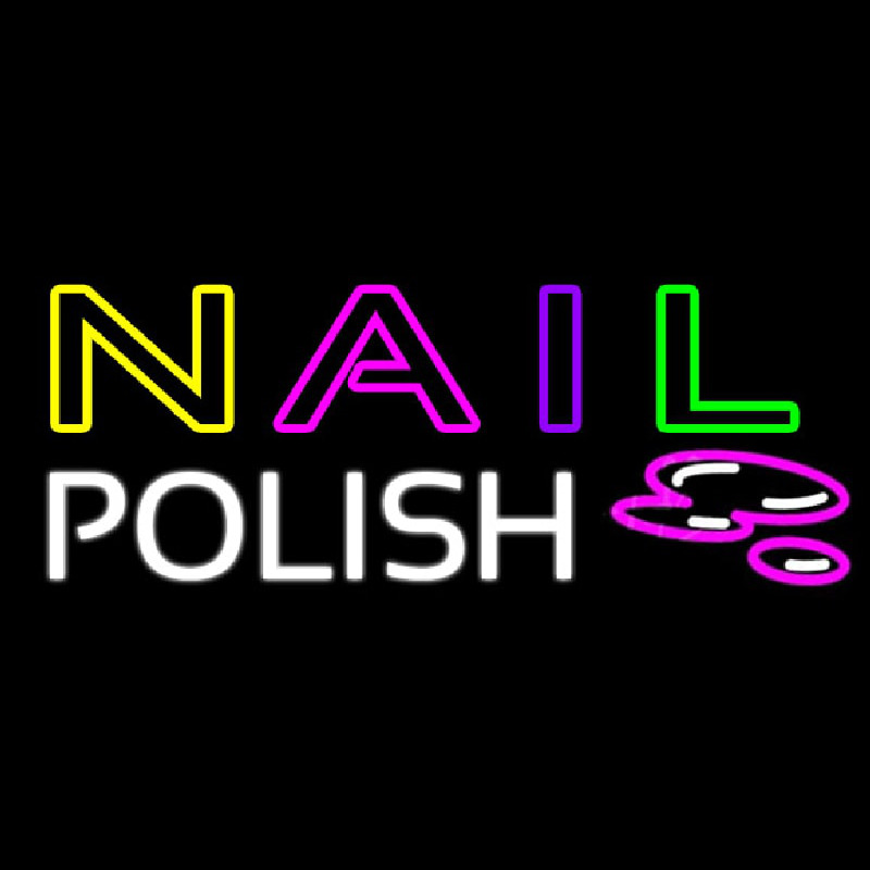 Nail Polish Neontábla