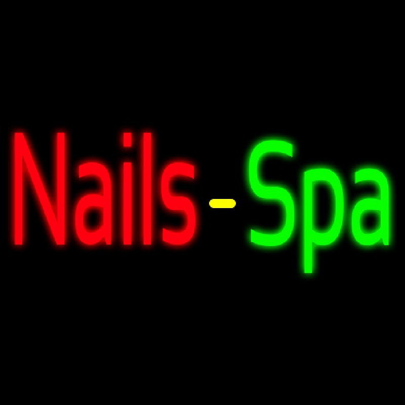 Nails Spa Neontábla